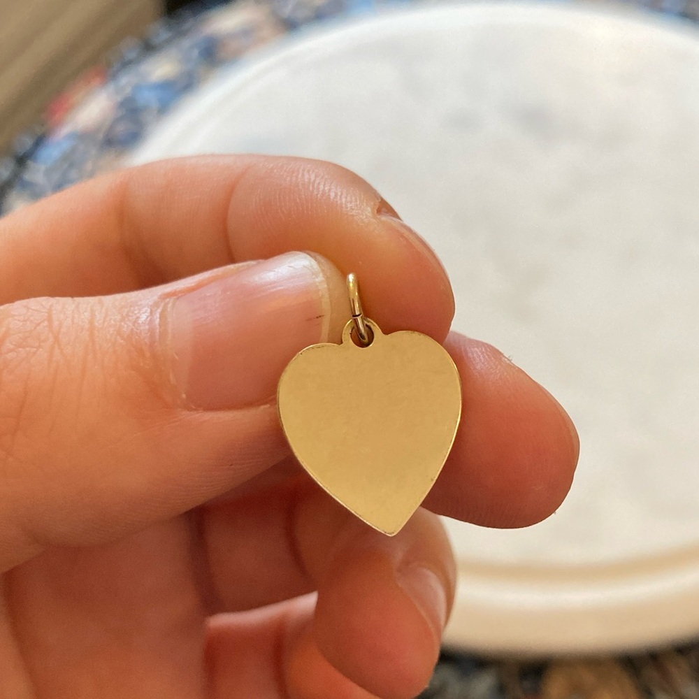 Antique/Vintage 12K Gold-Filled Cheever Tweedy Co. Heart Charm